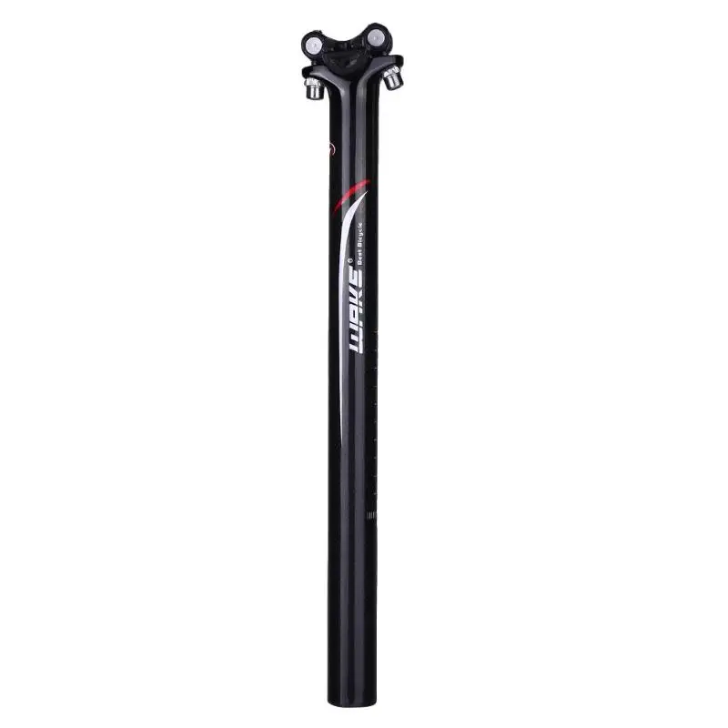 27.2x350mm Велосипедный Подседельный штырь прочный MTB велосипед Расширение сиденье бумажный тубус седло полюс Велоспорт фиксированные шестерни - Цвет: 27.2x350mm