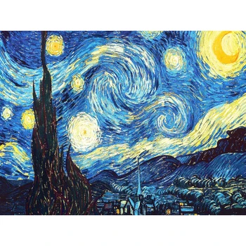 

5D Diamond Painting Van Gogh Starry Sky Abstract Painting Picture Paste Diamond Embroidery Home Decoration Craft Cross Stitch