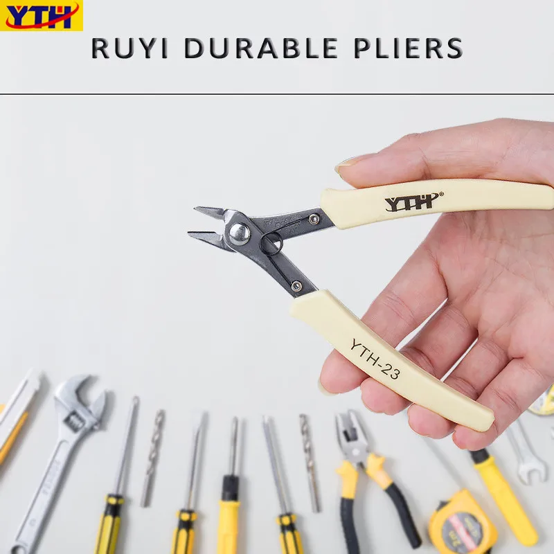 YTH-22 23 Cutting Pliers Nipper Wire Cutter Cable Cutters Multi-Function Tools  Mini Electrical Wire Cable Cutter Crclip Pliers 4