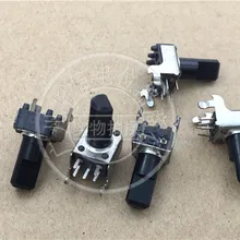 [BELLA] японския система защиты от случайного пуска 09 горизонтальный двойной потенциометр 103A A10K длина ручки 13ммф-10шт/лот