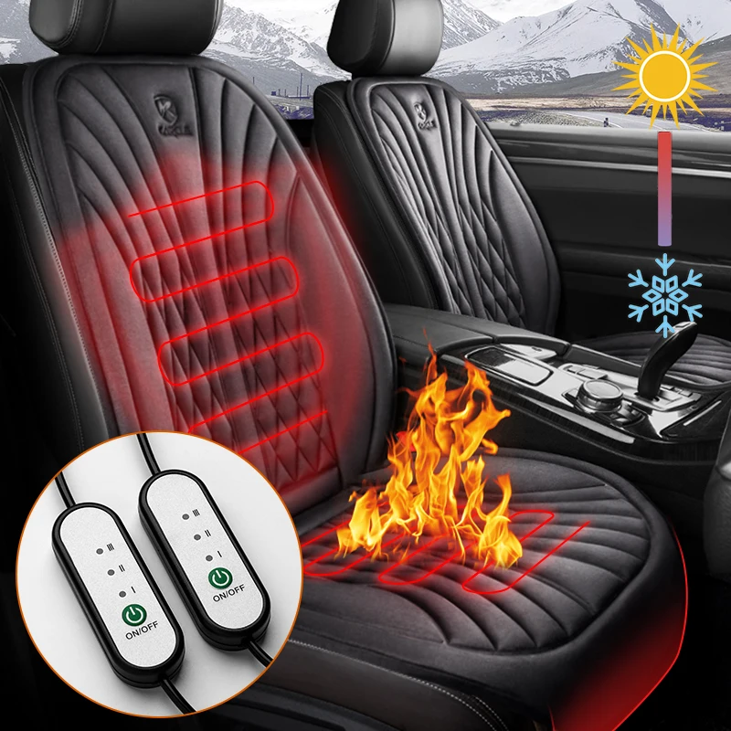 Beheizte Autositzabdeckung 12V Auto Sitzheizung Winter Warm Schnelle  Heizung Sitzkissen Auto Warm Sitz Pad Protector Universal