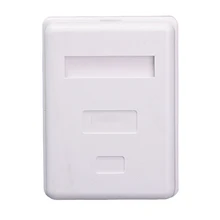 RJ45 неэкранированный сетевой Соединительный элемент информационный модуль Ethernet белая коробка Однопортовый расширение для рабочего стола кабель