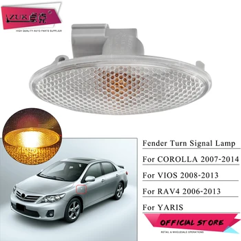 

ZUK Auto Fender Turn Signal Light Side Lamp For Toyota Corolla 2007-2014 Yaris Vios 2008-2014 RAV4 2006-2013 Camry Left=Right