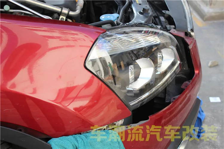 Автомобильный Стайлинг для Nissan Qashqai фары 2008- Qashqai светодиодный фары DRL Биксеноновые линзы Высокий Низкий луч парковка противотуманная фара