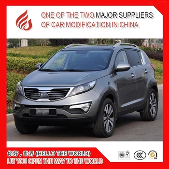 

High quality Aluminium alloy sticker install side rail bar roof rack for Sportage R 2011 2012 2013 2014 2015