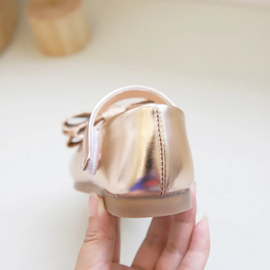 PU Leather Infant Baby Girl Shoes Children Infant Kid Baby Girl Bling Sequins Shallow Single Princess Casual Shoes#smt