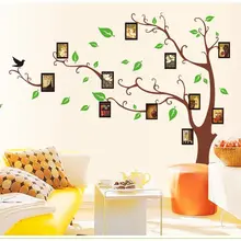 Пятое поколение зеленые фото пленка с изображением дерева Gluedots наклейки на стену Южная Корея фото стены 803A коричневый от производителя; по поручению