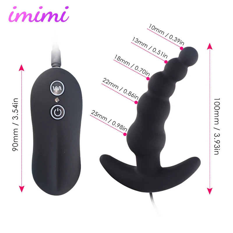 Remote Control Anal Vibrator Butt Plug Clitoris Stimulator Female Masturbator Anal Plug Long Jelly Stick Dildo Vibrator Sex Toys