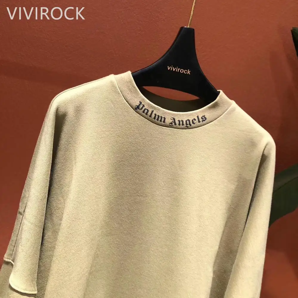 VIVIROCK женский флис авокадо цвет теплый длинный рукав куртка из чистого хлопка письмо флис без шапки