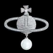 Мода микро циркониевая брошь женская Восхитительный Костюм в китайском стиле брошь для свитера деликатная планета корсаж производители оптом