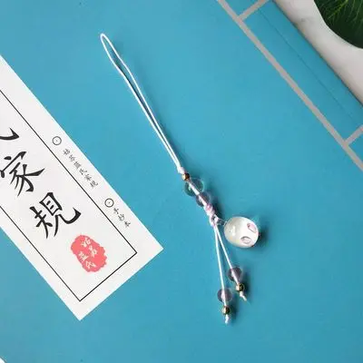 Аниме Grandmaster of Demonic культивирование Wangji Wuxian Jiangchen брелок Хрустальный кролик кулон - Цвет: C
