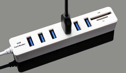Usb-хаб 3,0 Мульти USB 3,0 концентратор разветвитель порт 3/6 несколько USB Hab SD кард-ридер высокоскоростной Usb комбо для компьютера ноутбука - Цвет: usb 2.0