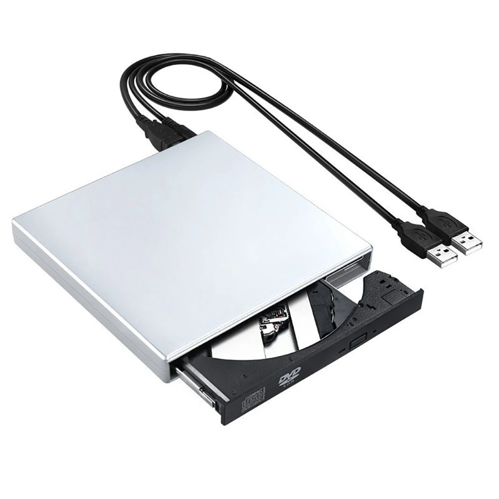Внешний DVD привод Оптический привод USB 2,0 rom плеер писатель ридер рекордер портативный для портативных ПК