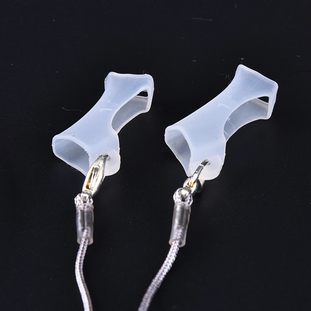 1 пара BTE слуховые аппараты зажим зажимы защитный держатель протектор(зажим+ веревка) Силиконовые Рукава Крышка