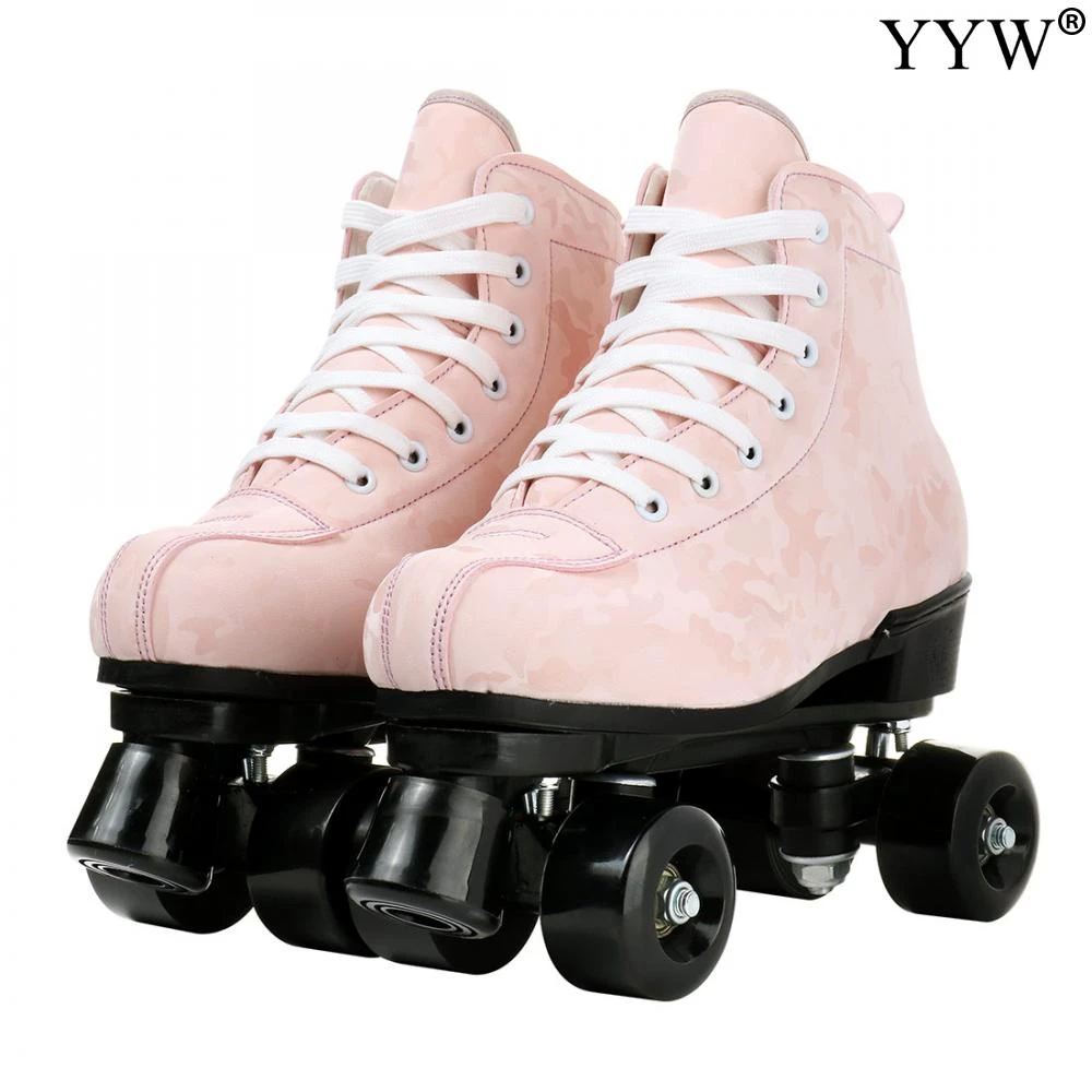 Patines de ruedas para mujer, zapatillas de deporte, zapatos completos para principiantes al aire libre, rodamientos ABEC 7, patinaje de 4 ruedas, 2022| | - AliExpress