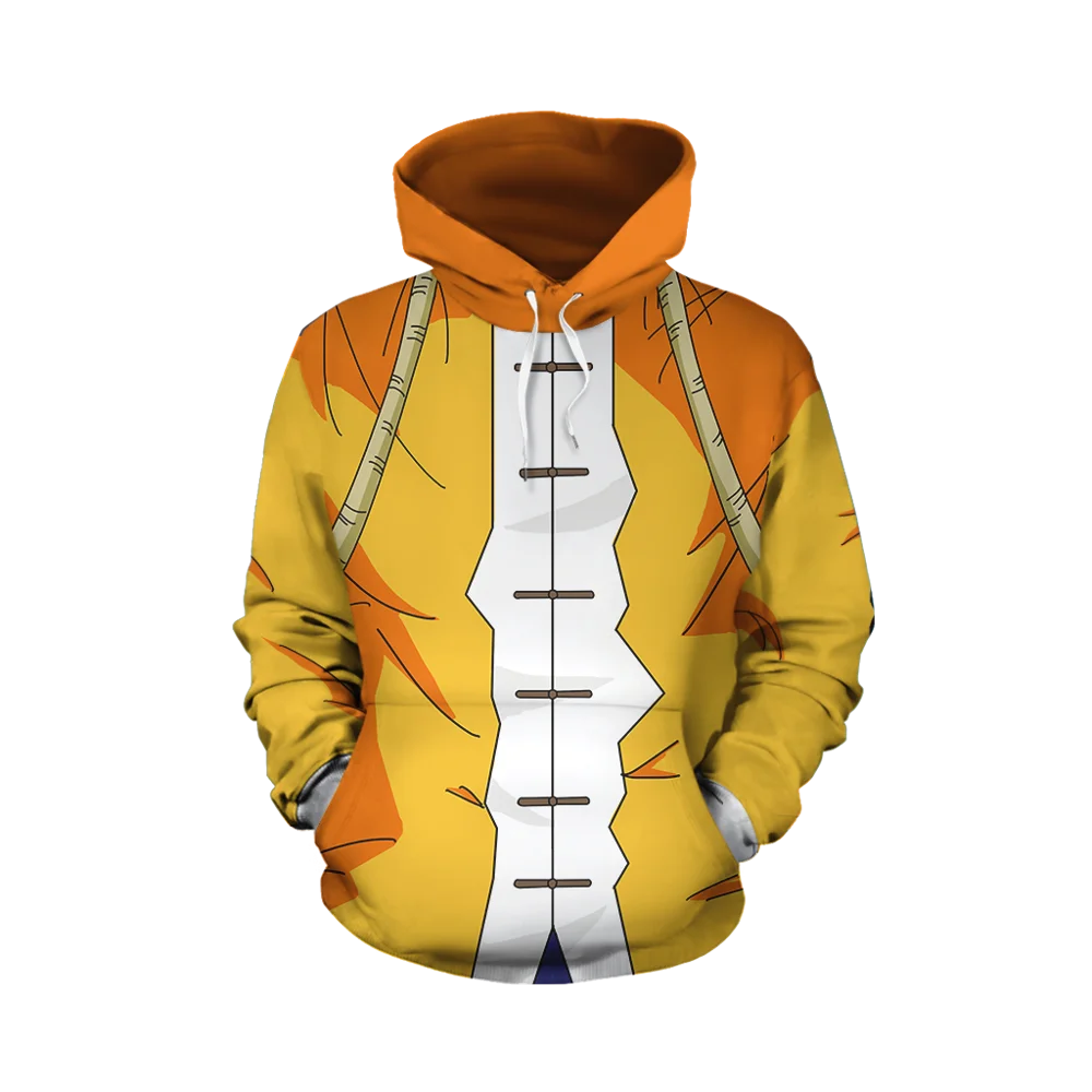 Модная мужская Толстовка аниме Dragon Ball Z Мастер Роши 3D пуловер толстовка с принтом косплей костюм, унисекс Harajuku уличная одежда