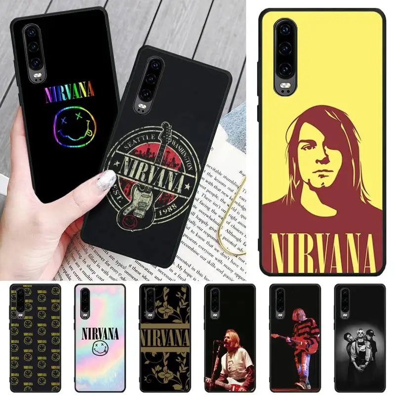 Чехол для телефона Nirvana Kurt Cobain с принтом сделай сам чехол Huawei P8 lite 2017 P9 P10 20Pro Lite Pro