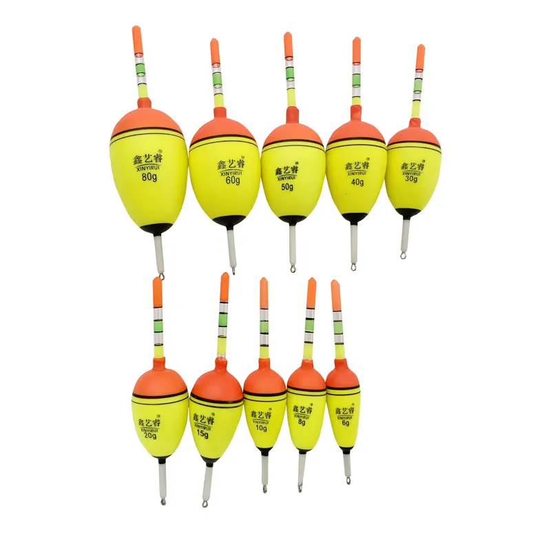 1pc 6g-80g Luminous Fishing Float Floating Buoyancy EVA Elastic Boya Rock Fishing Float Beach Night Bobber Tackle fishing tackle fishing float fishing floats fishing bobber
