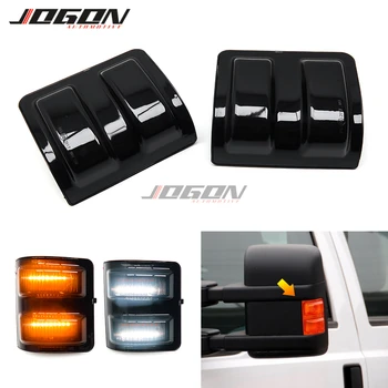 

For Ford F250 F350 F450 F550 2008-2016 LED Side Rearview Mirror Turn Signal Blinker Indicator Light Day Running Light Lamp