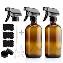 2 Pack 500ml Amber Glass Spray Bottle with Trigger Sprayer for Essential Oils Cleaning Aromatherapy 16 Oz Empty Refillable Brown 2 Pack 500ml Amber Glass Spray Bottle with Trigger Sprayer for Essential Oils Cleaning Aromatherapy 16 Oz Empty Refillable Brown