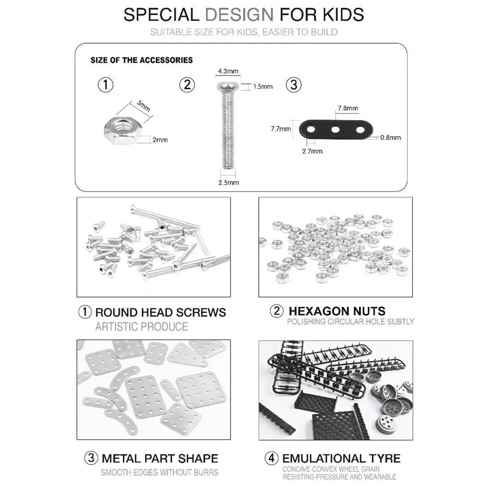 DIY Assembling Pickup Car Toys Mini Simulation RC Car Remote Control Truck Toys RC Car For Kids Gift