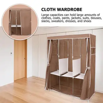 

Closet Fashion Cloth Closet Non-Woven Carbinet Easy Assembly Wardrobe For Bedroom Home Dorm Clothes Storage Rack Cloth Closet