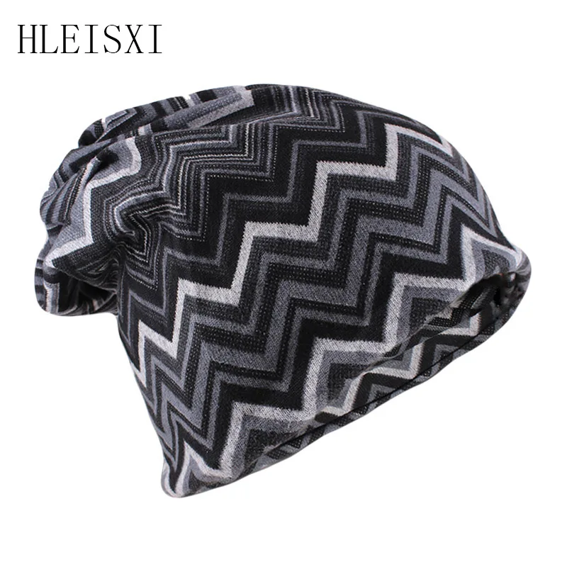 

HLEISXI Thin Women Spring Two Used Fashion Beanies Scarf Warm Girl Autumn Outdoor Hat Adult Striped Gorras Sale