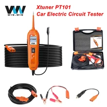 Автомобильный тестер электрической цепи Xtuner PT101 для 12 В/24 В датчик мощности автомобильные инструменты DC/AC тестер электрической системы PK Autel PS100