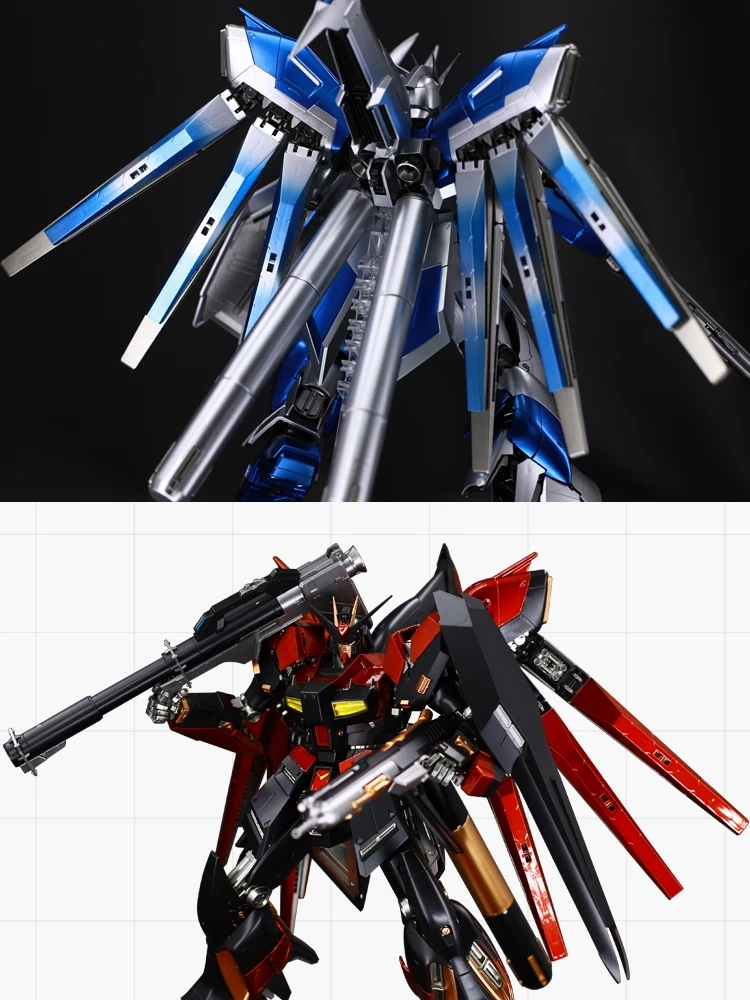 BANDAI MG 1/100 RX-93-V2 Hi-V-воина гундама панель с карточками модель Wandai металлический раскраска игрушки Фигурки