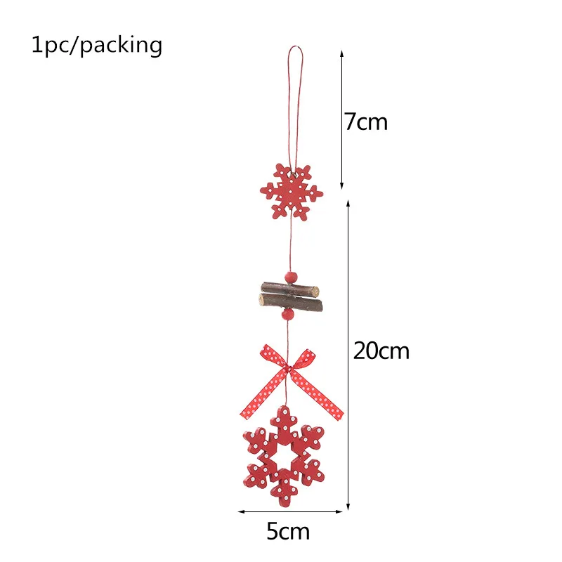 Деревянная Рождественская елка, Рождественский колокольчик, Деревянные Подвески, Рождественская елка, подвесное украшение, сделай сам,, новогодние, вечерние, домашний декор, подарки для детей - Цвет: B05