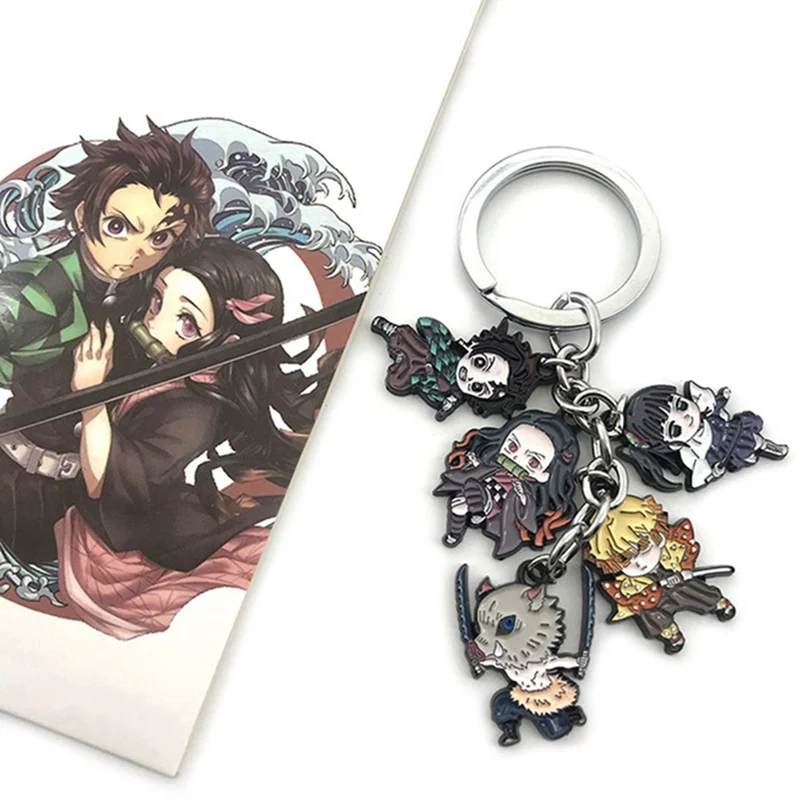 Аниме брелок Demon Slayer: Kimetsu no Yaiba брелок Kamado Nezuko Косплей акриловая подвеска