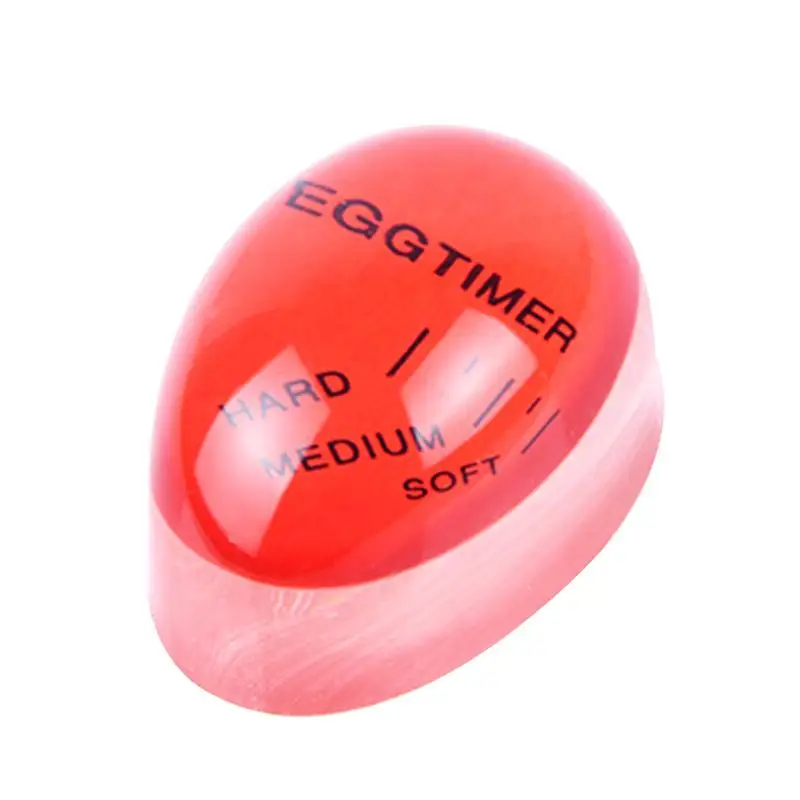 Яйцо в форме вареного яйца Таймер Цвет зарядки датчик тепла кухонный гаджет