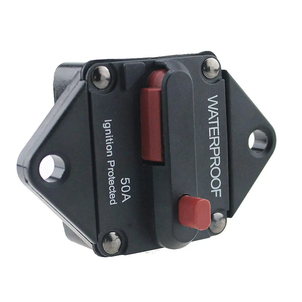 Iztoss 50A/100A/150A водонепроницаемый Hi-Amp автоматический выключатель предохранитель инвертора с ручной кнопкой сброса ВКЛ-ВЫКЛ