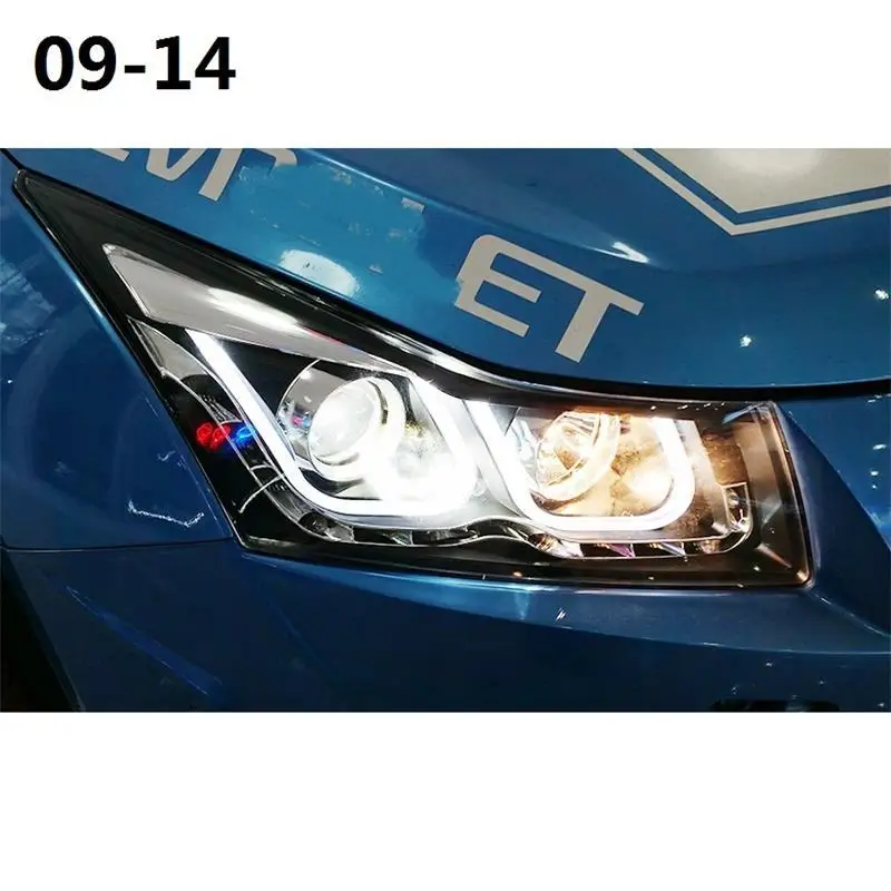 Сборка Cob Drl огни Neblineros Para авто светодиодные аксессуары Стайлинг автомобиля Освещение Фары 09 10 11 12 13 14 для Chevrolet Cruze