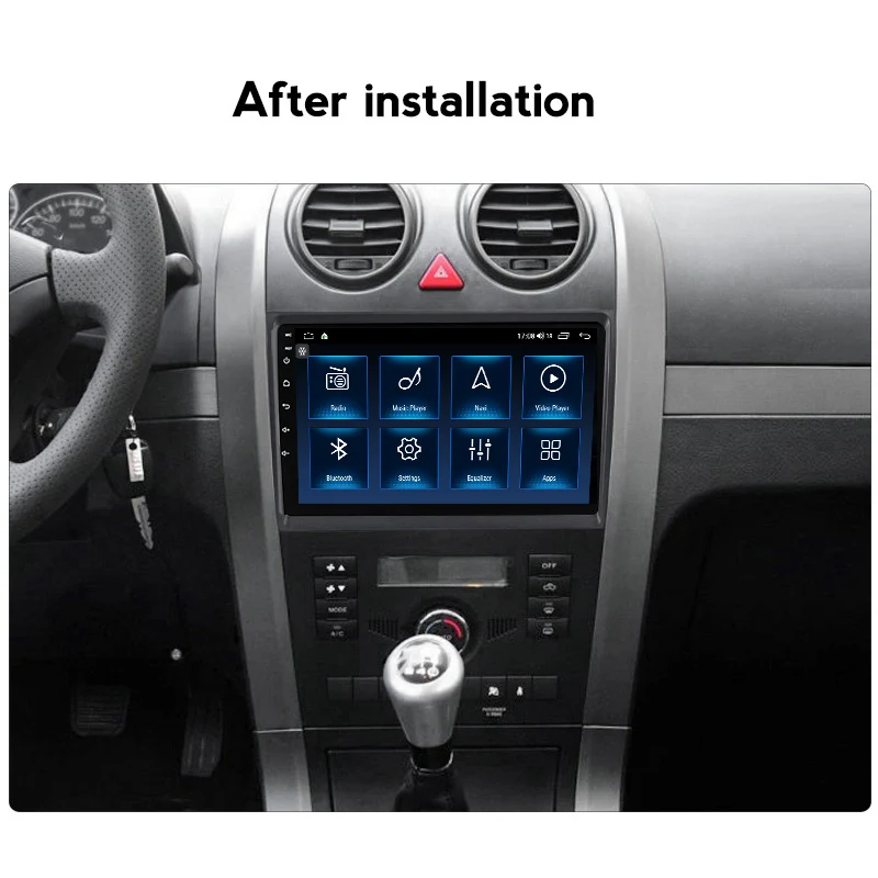 Автомагнитола 2DIN на Android 10 0 для Haval Hover Great Wall H3 H5 2011-2016 мультимедийный видеоплеер