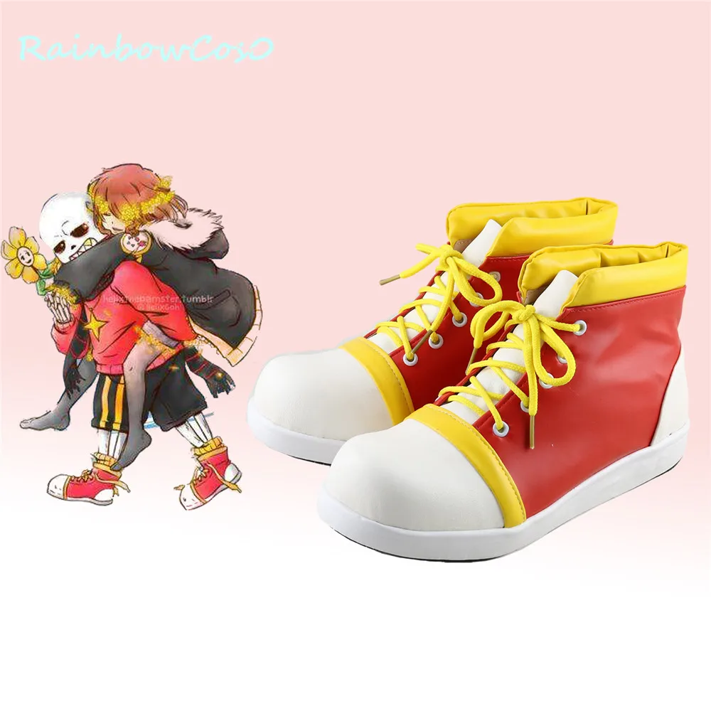 Undertale Ink!Sans Cosplay Shoes Boots – FM-Anime