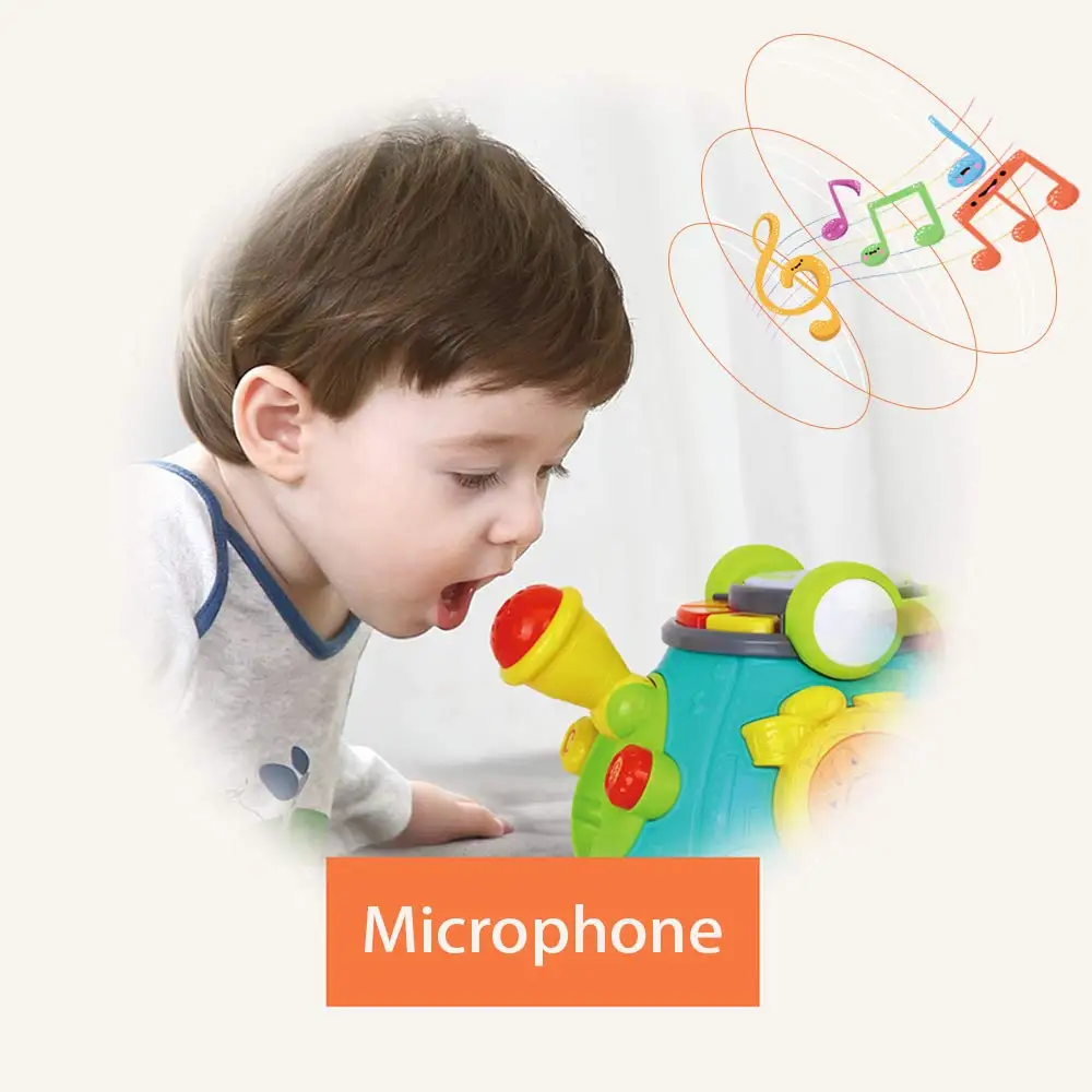  Baby Music Activity Cube Play Center Kids Musical Singing Sensory Toys Educational Rhyme Gift for 1