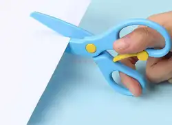 Ciseaux portables multifonctions pour enfants, classe d'art à l'école primaire, ne blessent pas les mains, ciseaux en plastique pour 
