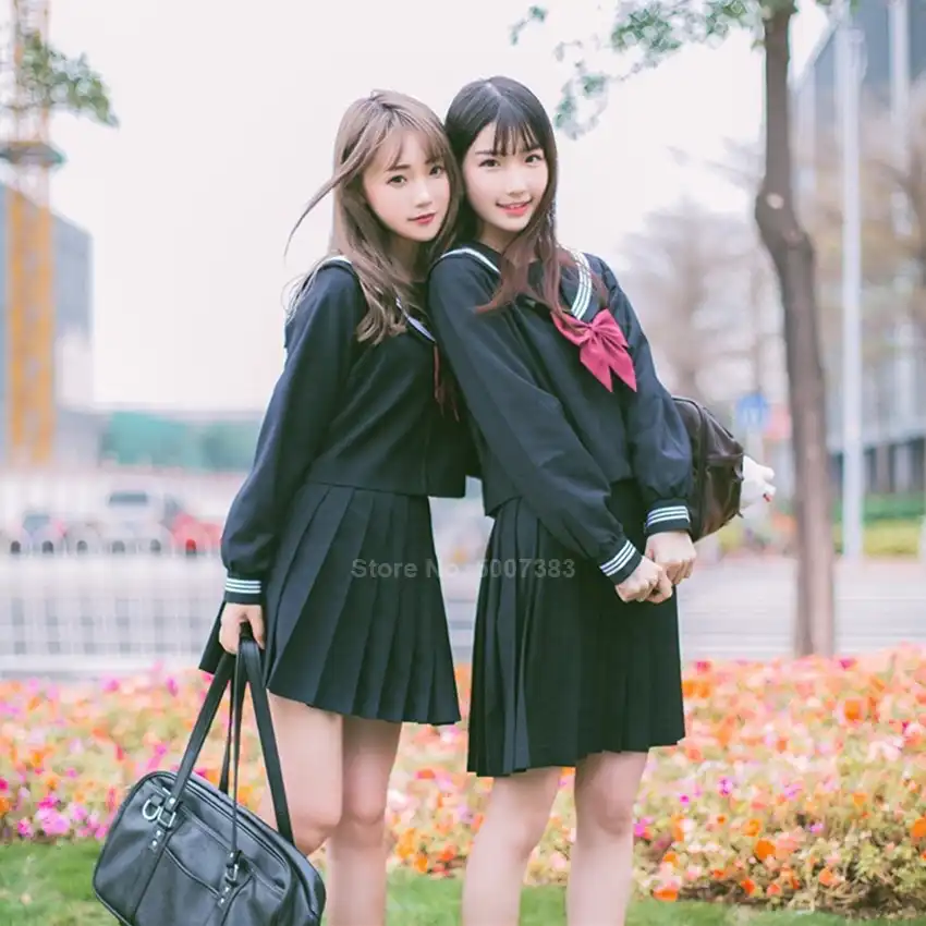 高校生制服韓国中学生英国スタイルクラスのサービス秋キャンパス服 Jk 制服 School Uniforms Aliexpress