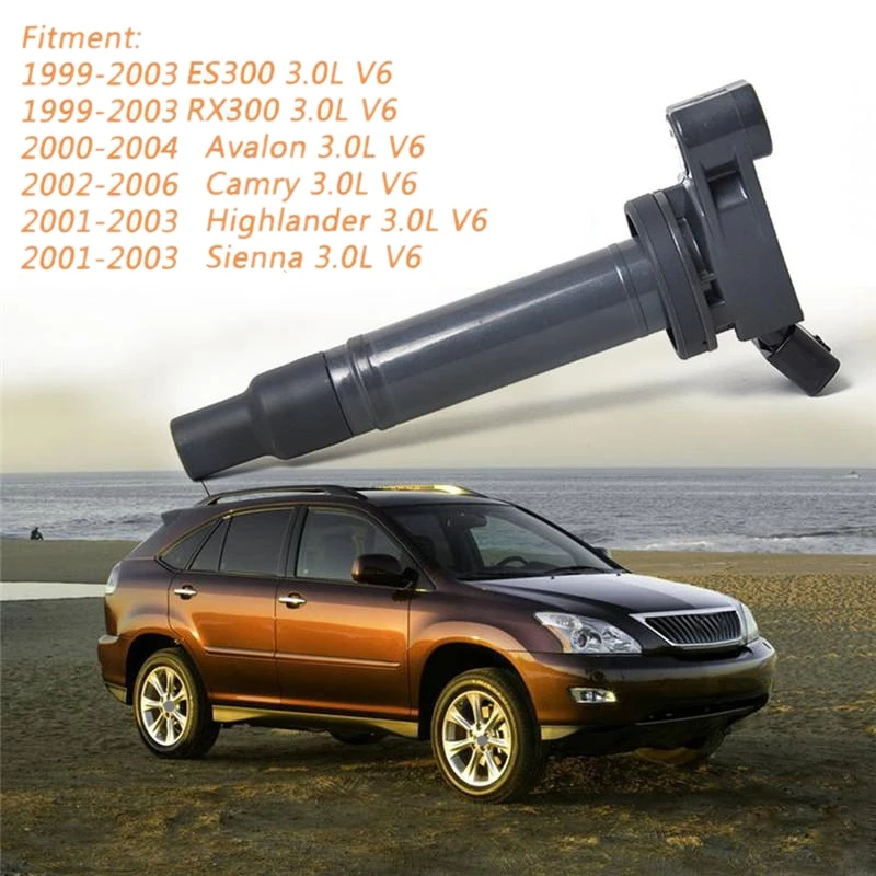 Автомобильная Катушка зажигания 90919-02234 90080-19016 88921393 для Toyota Avalon Camry Lexus ES300 RX300 3.0L