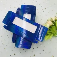 Blue holographic Бумажная коробка для упаковки ресниц коробки для ресниц упаковка Пользовательский логотип искусственная норка полоска ресниц пустой чехол оптовые продавцы - Цвет: Blue holographic