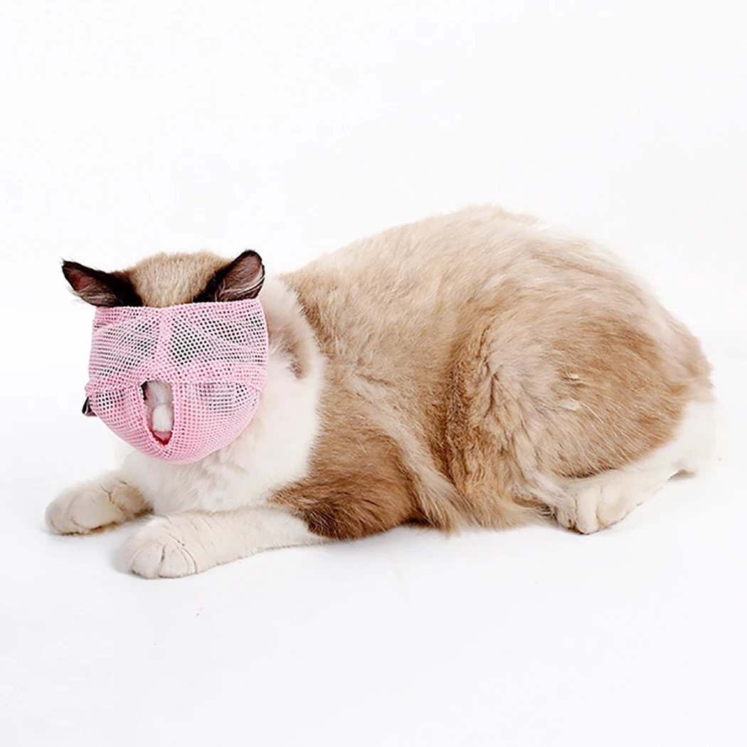 Multifunction Cat Mouth Cover Cat Muzzle Anti-Biting Anti Meow Breathable Pet Muzzle Cat Grooming Tool Pet Supplies Dropshipping Multifunction Cat Mouth Cover Cat Muzzle Anti-Biting Anti Meow Breathable Pet Muzzle Cat Grooming Tool Pet Supplies Dropshipping