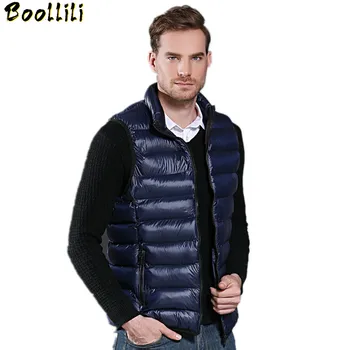 

Boollili autumn Winter Jacket Men Vest Sleeveless Jacket Waist Coat for Men Korean Plus Size Chalecos Para Hombre