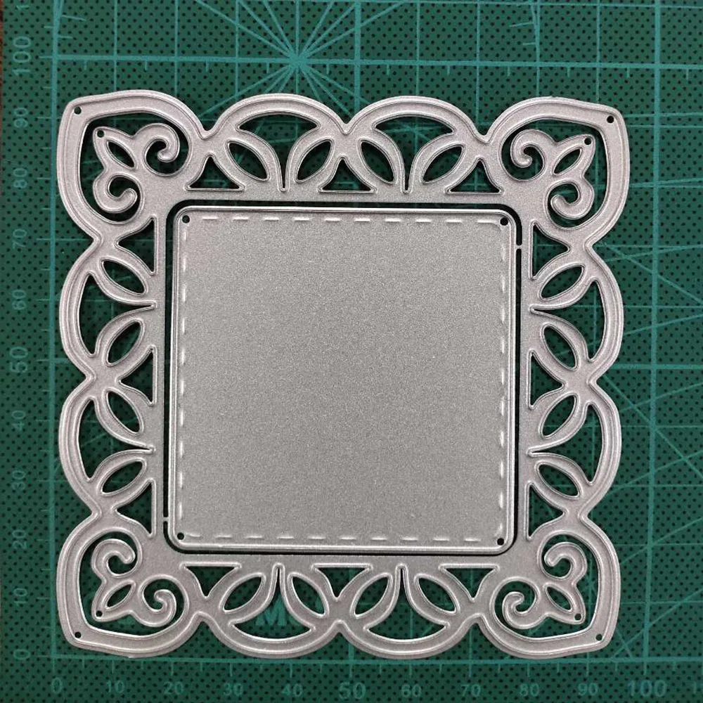 

95*95mm Frame Metal Cutting Die Stencil Template for DIY Embossing Paper Photo Album Cards Making Scrapbooking Dies Cut