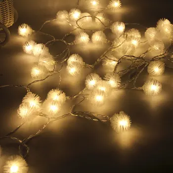 

Holiday Light Led String Lighting Furry Ball Multi-Color Lamp Bulb Light String Waterproof Outdoor Wedding Christmas Led String