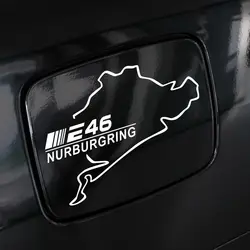Авто Крышка топливного бака автомобильные гоночные Nurburgring наклейки для BMW E46 3 серии Авто украшения виниловая крышка подкупающие наклейки