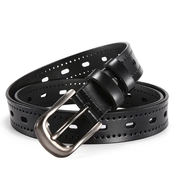 

LXS22 2019 Leather belt unisex belt casual fashion wild belt