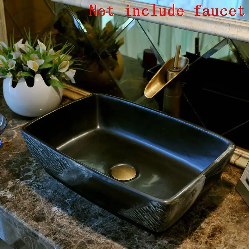 Mano Wasbak черный Bagno Waschbecken Da Appoggio Bacia/Lavagem Lavatorio мягкая де раковина для ванной Lavabo Куба Banheiro умывальник - Цвет: Number 23