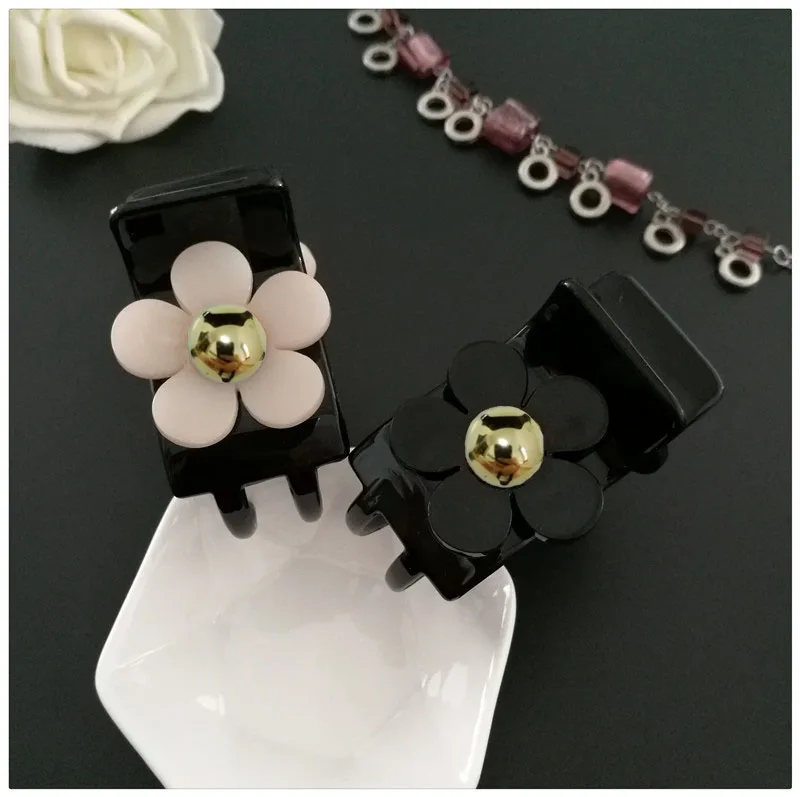 Цветочные Когти для волос для женщин заколка для волос заколка-краб заколки для волос для девочек аксессуары для волос головной убор украшение WM2