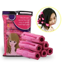 Новая мода 6 шт. волшебный Поролоновый спонж для завивки волос DIY волнистые волосы путешествия для домашнего использования мягкие бигуди для волос бигуди Инструменты для укладки